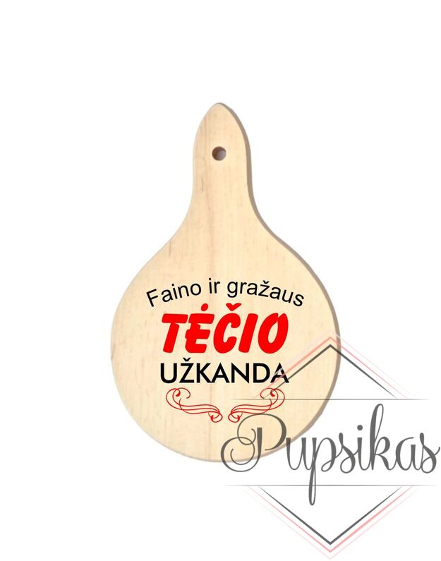 MINI PJAUSTYMO LENTELĖ „FAINO IR GRAŽAUS MANO TĖČIO“