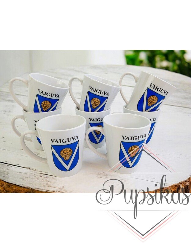 Latte puodelis (Su Jūsų įmonės logotipu) 300ml 1