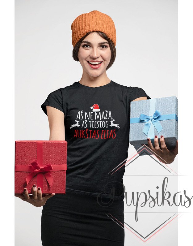 Moteriški marškinėliai „Aš ne maža“