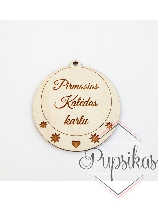 Kalėdinis žaisliukas „Pirmosios kalėdos kartu“