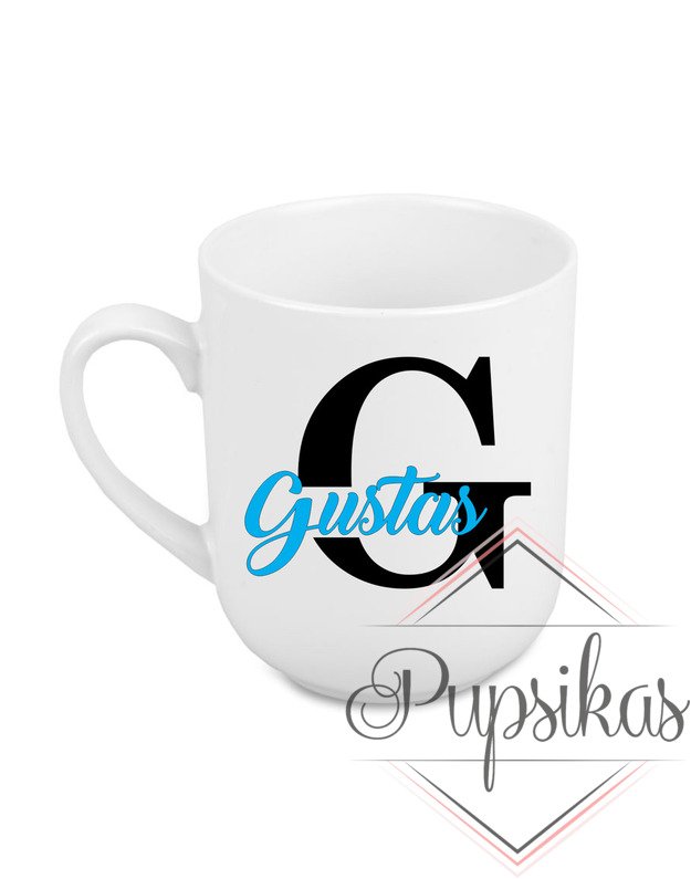 Puodelis su vardu ir raide (290ml) 1