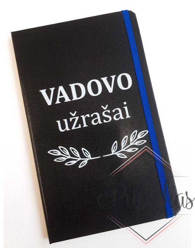 Užrašų knygutė „Vadovo užrašai“