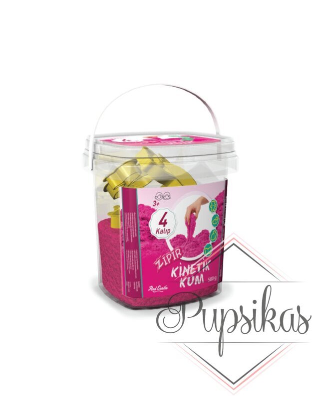 Red Castle kinetinis smėlis, rožinis 500 g