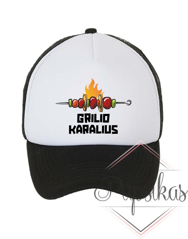 Kepurė su tinkleliu „Grilio karalius“
