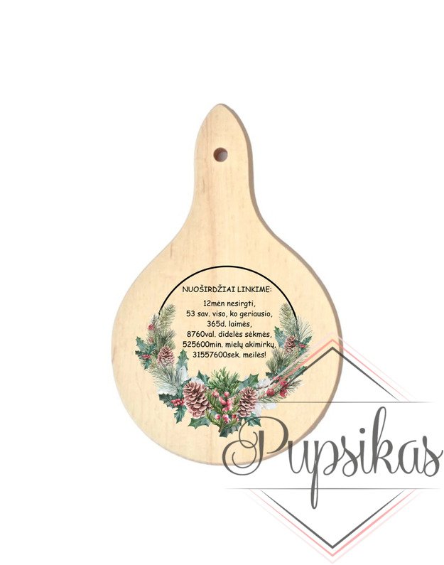 Mini pjaustymo lentelė „Nuoširdžiai linkime...“