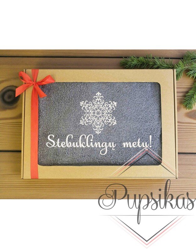 Siuvinėtas rankšluostis „Stebuklingų metų“