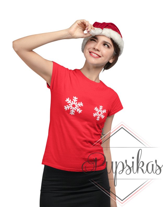 Moteriški marškinėliai „Snaigės“