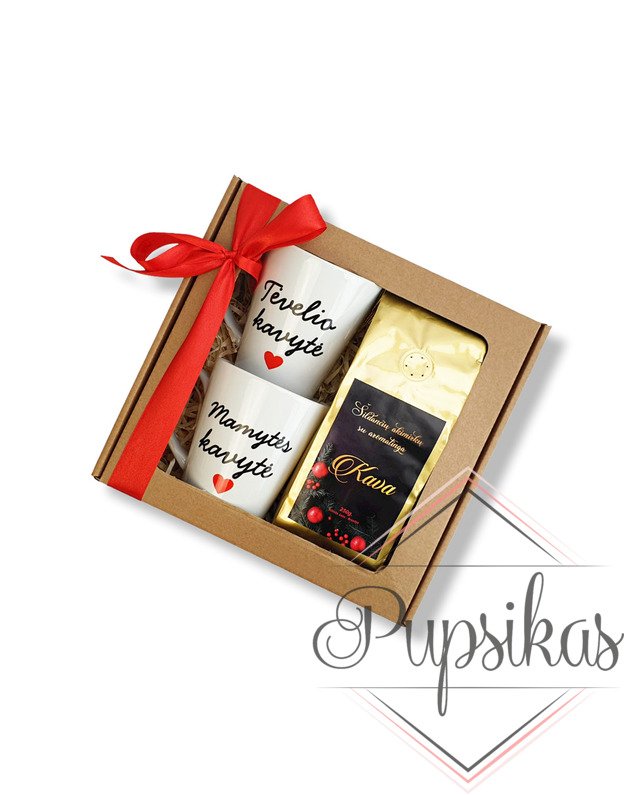 Dovanų rinkinys su latte puodeliais „Šildančių akimirkų“ (300ml)