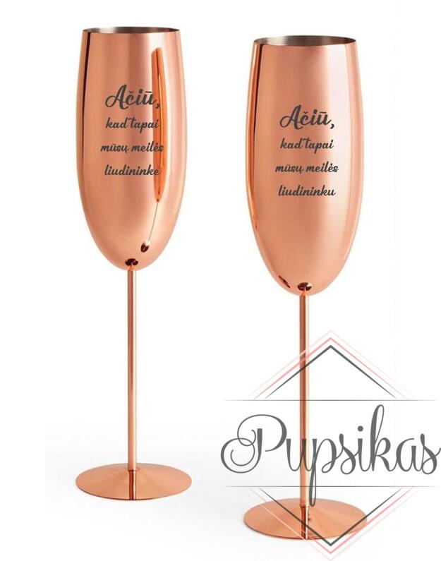 Taurės šampanui „Liudininkams“ 1