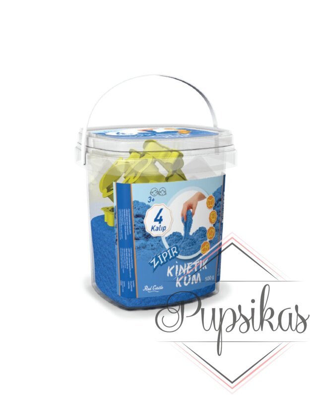 Red Castle kinetinis smėlis, mėlynas 500 g