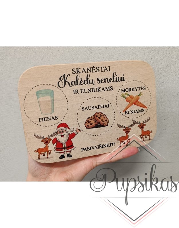 Lentelė „Skanėstai Kalėdų seneliui ir elniukams“ 1