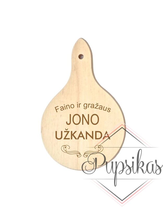 Mini graviruota pjaustymo lentelė „Faino ir gražaus Jono užkanda“