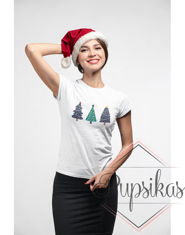 Moteriški marškinėliai „Eglutės“