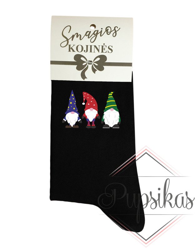 Vyriškos kojinės su gnomais