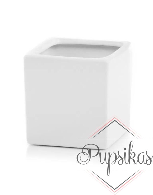 Vazonas PLN su spauda ir rankytėm „Mokytoja, ačiū už kantrybę“ su jūsų tekstu 1