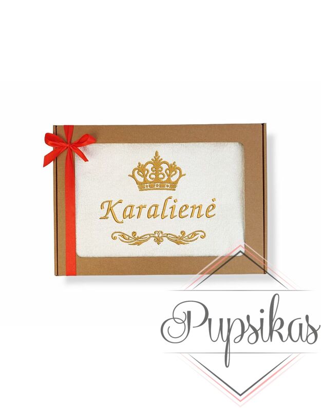 Siuvinėtas rankšluostis „Karalienė“