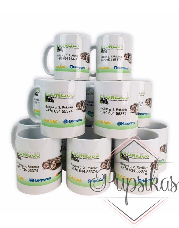 Standartinis puodelis (Su jūsų įmonės logotipu) 11