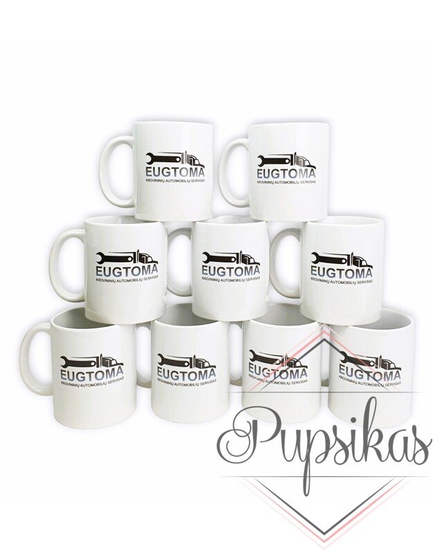 Standartinis puodelis (Su jūsų įmonės logotipu) 10