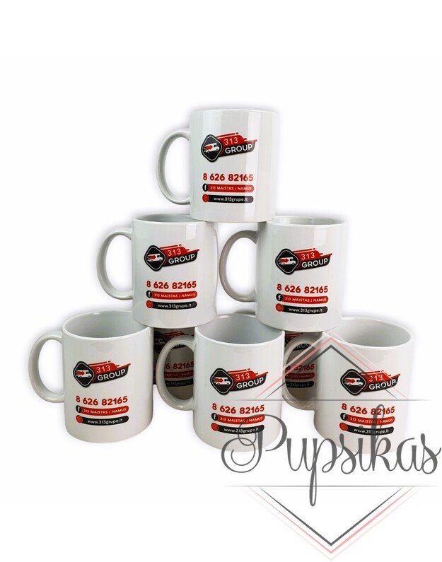 Standartinis puodelis (Su jūsų įmonės logotipu) 8