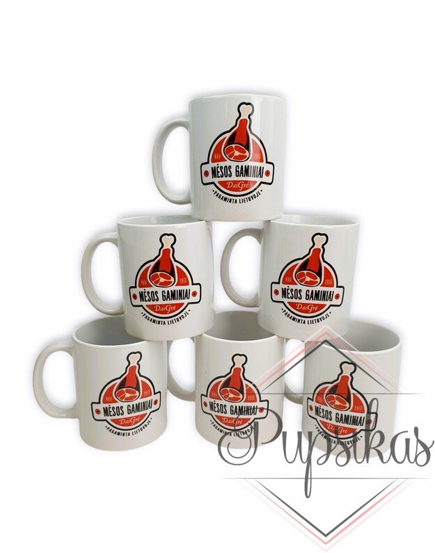 Standartinis puodelis (Su jūsų įmonės logotipu) 6