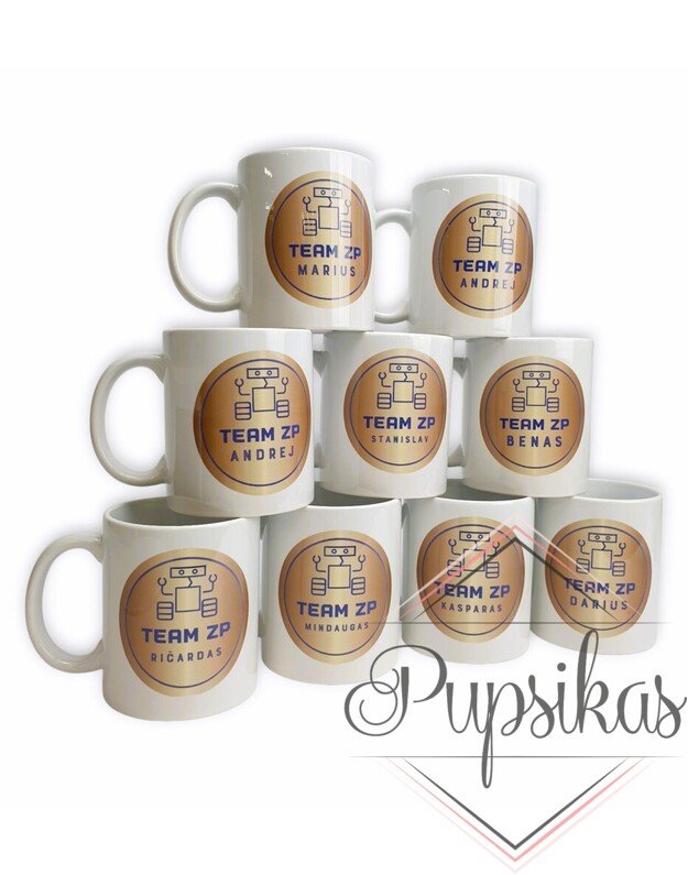 Standartinis puodelis (Su jūsų įmonės logotipu) 5