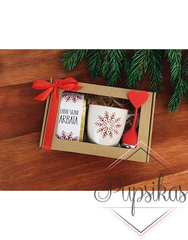 Dovanų rinkinys su snaige