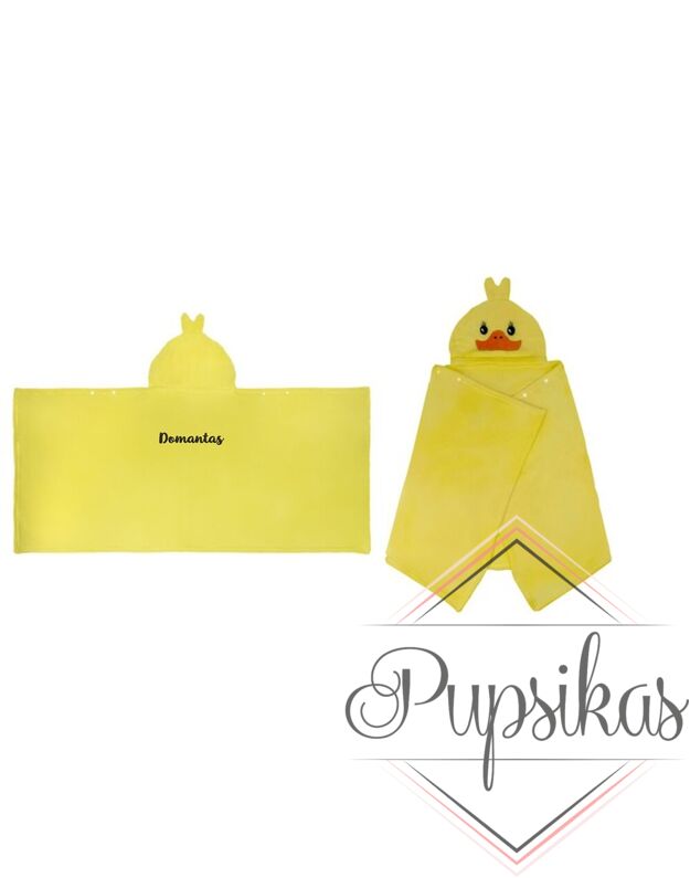 Siuvinėtas vaikiškas rankšluostis su jūsų pasirinktu vardu