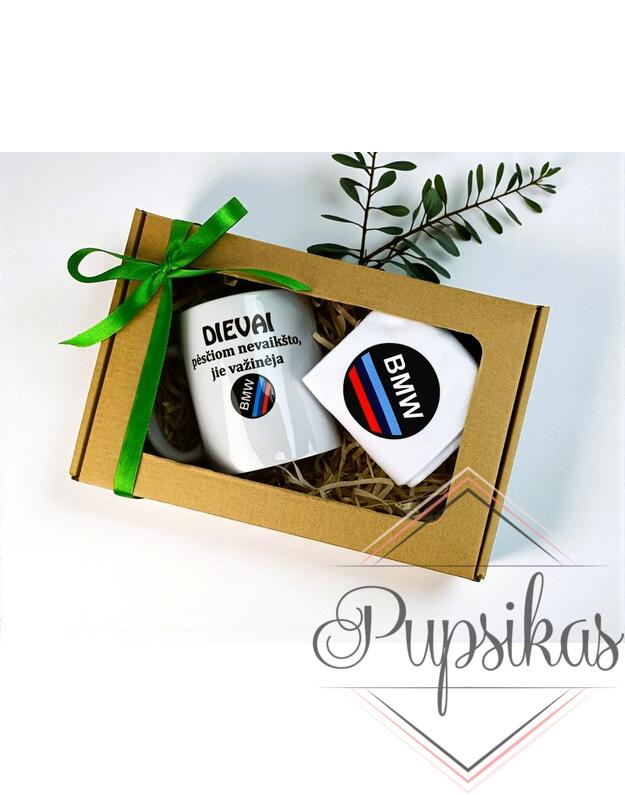 Dovanų rinkinys „Dievai pėsčiom nevaikšto, jie važinėja BMW“