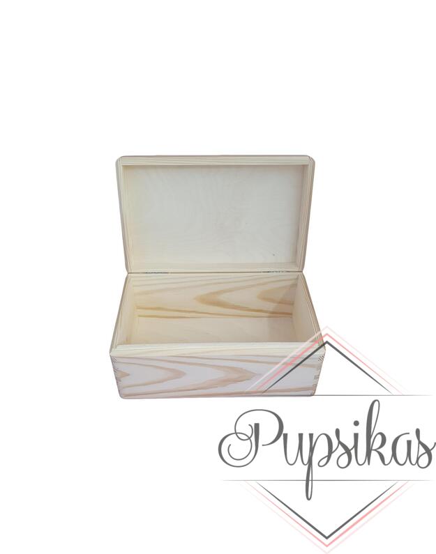 Medinė krikštadėžė su spauda „Meškiukas“ 1