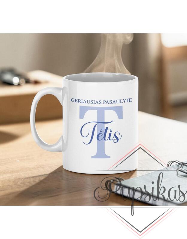 Standartinis puodelis „Geriausias pasaulyje Tėtis“