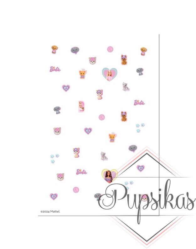 Barbie Snails nagų lipdukai, Barbie™ and Pets