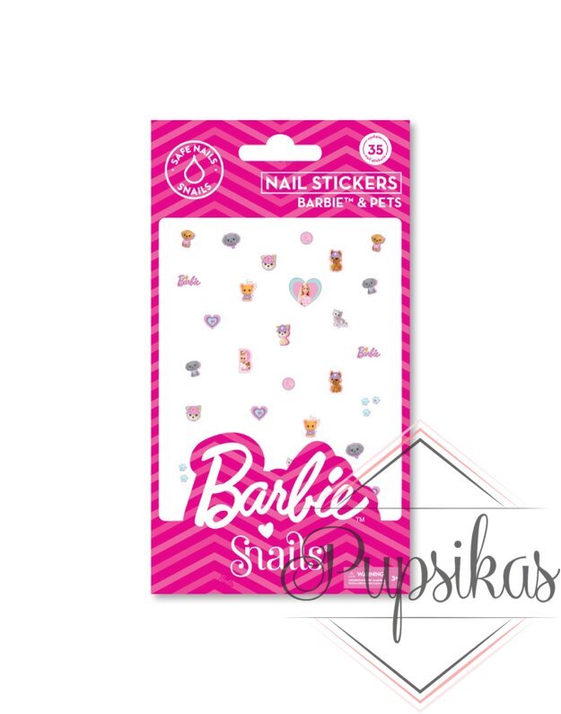 Barbie Snails nagų lipdukai, Barbie™ and Pets
