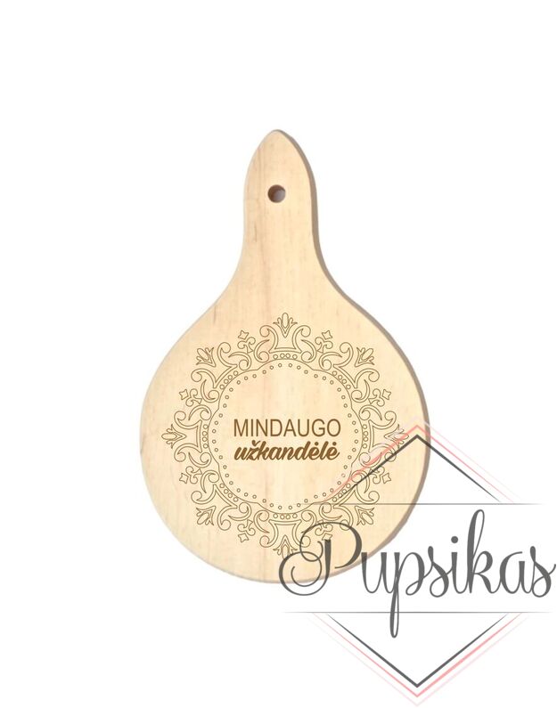 Mini graviruota pjaustymo lentelė „Mindaugo užkandėlė“