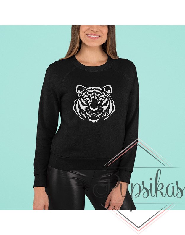 Moteriškas džemperis be gobtuvo „Tigras“