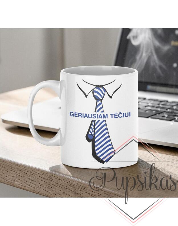 Standartinis puodelis „Geriausiam tėčiui“