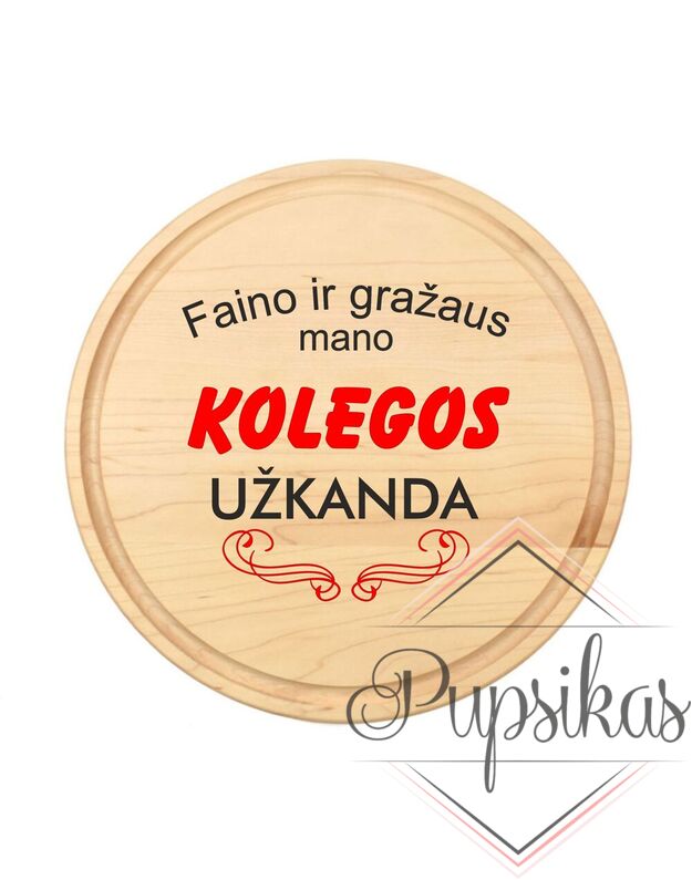 APVALI PJAUSTYMO LENTELĖ „KOLEGOS UŽKANDA“