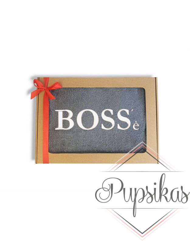 Siuvinėtas rankšluostis „BOSS'ė“