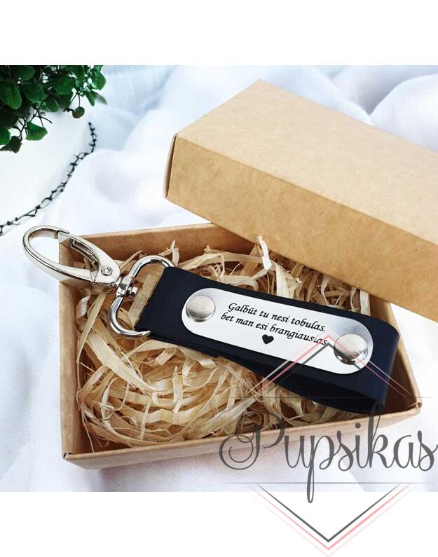 Odinis raktų pakabukas „Galbūt tu nesi tobulas“