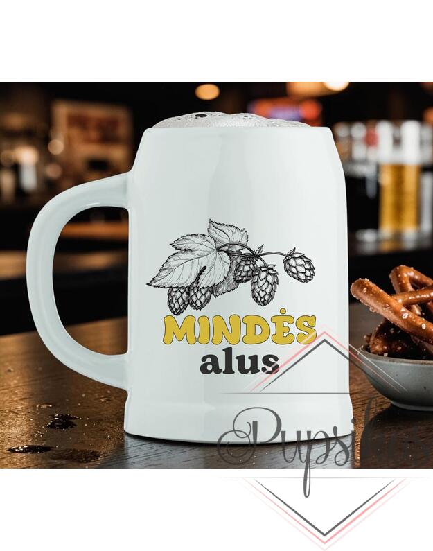 Keramikinis bokalas „Mindės alus“