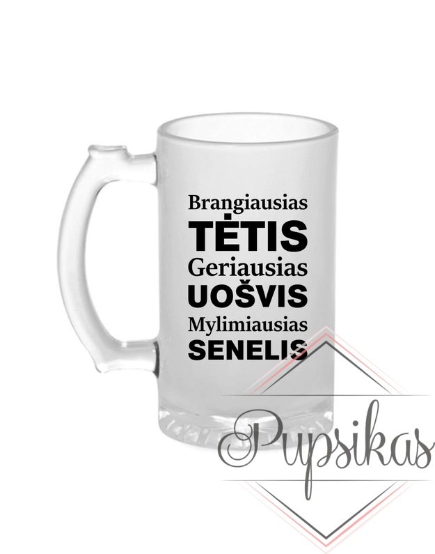 BOKALAS „MYLIMIAUSIAS SENELIS“