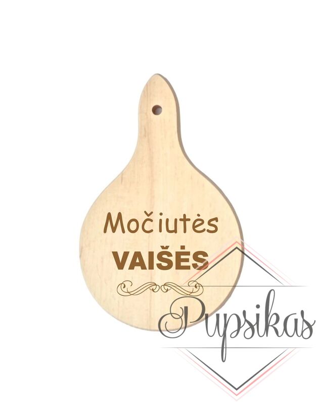 MINI PJAUSTYMO LENTELĖ „MOČIUTĖS VAIŠĖS“