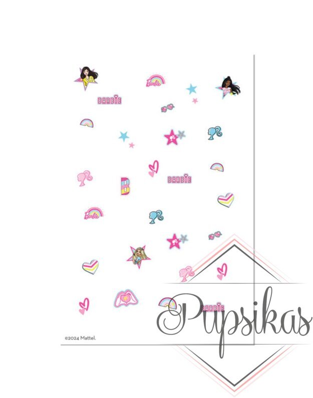 Barbie Snails nagų lipdukai, Dream Team