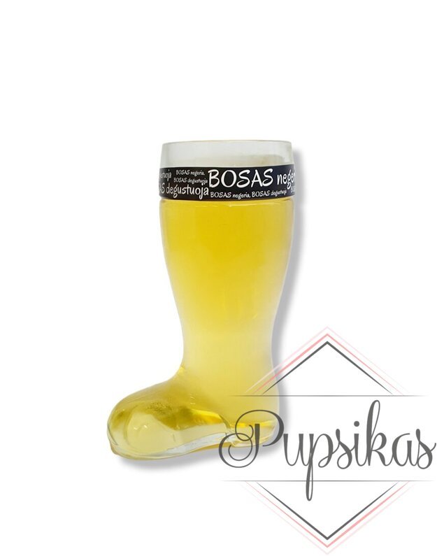 Alaus bokalas - batas „Bosas negeria, Bosas degustuoja“