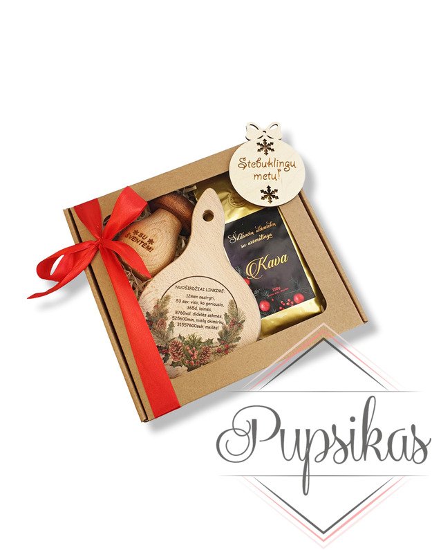 Dovanų rinkinys su kava „Stebuklingų metų“