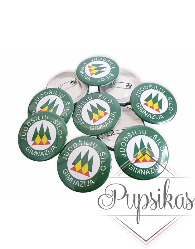 Įsegamas ženkliukas (Su jūsų norimu logotipu, užrašu, paveikslėliu) 2
