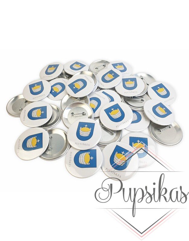 Įsegamas ženkliukas (Su jūsų norimu logotipu, užrašu, paveikslėliu)