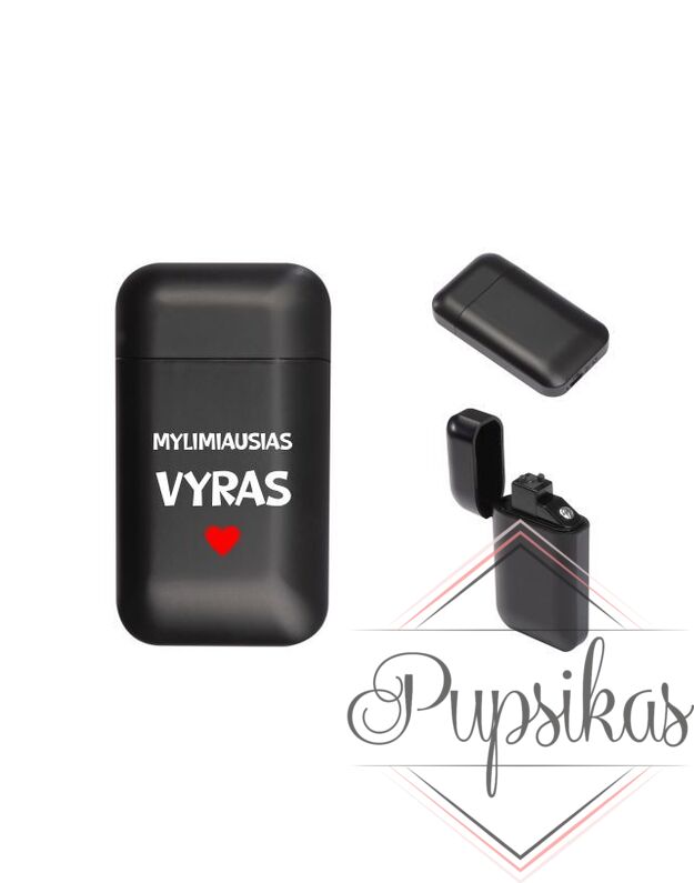 Pakraunamas USB žiebtuvėlis „Mylimiausias vyras“