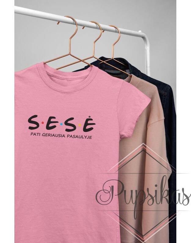 Moteriški marškinėliai „Sesė