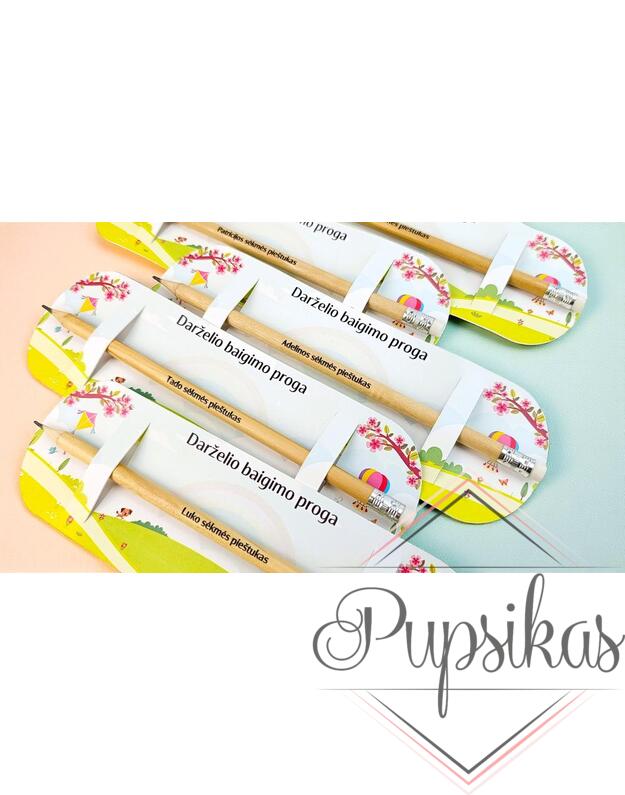 Pieštukas dėkliuke „Darželio baigimo proga“