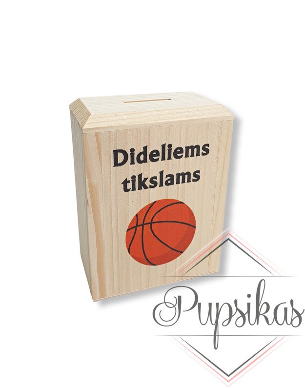 Medinė taupyklė „DIDELIEMS tikslams“